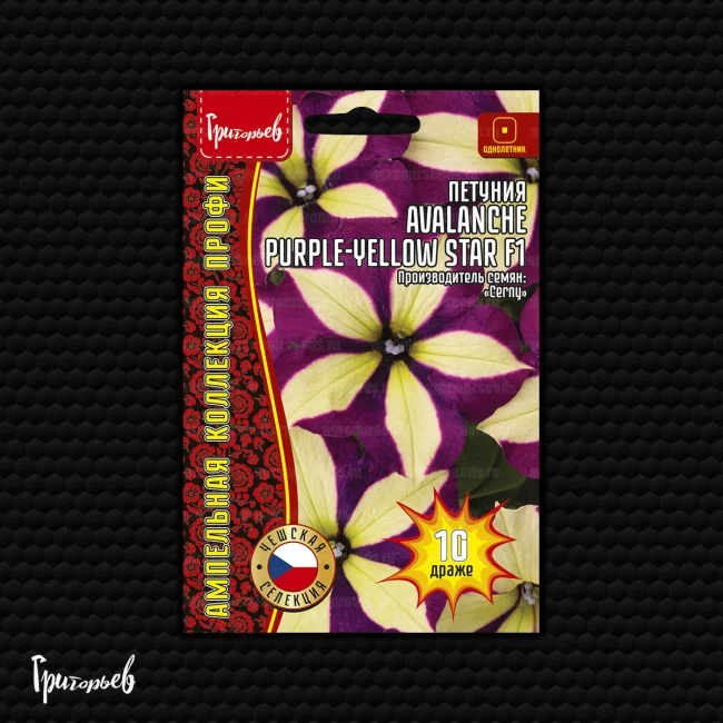 Avalanche Purple-Yellow Star