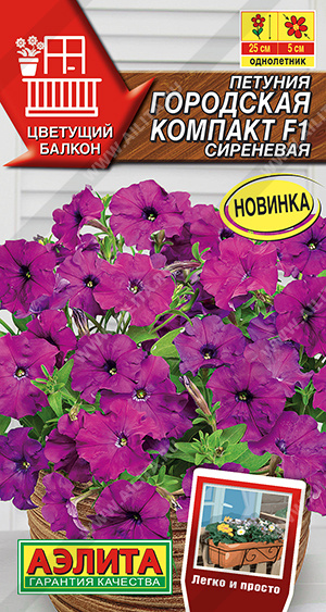 Городская компакт сиреневая