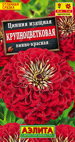 Крупноцветковая винно-красная
