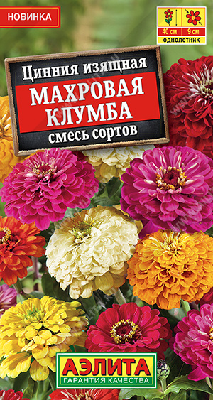 Махровая клумба
