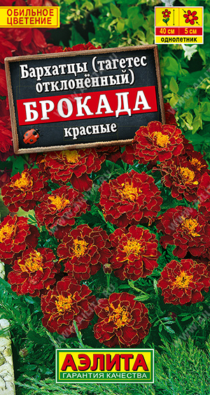 Брокада красная