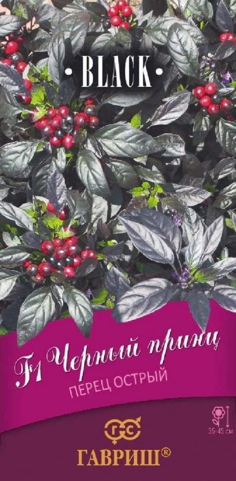 Черный принц  декоративный