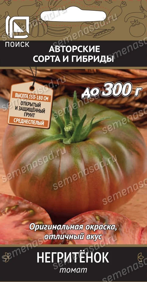 Миниатюра изображения сорта Негритенок