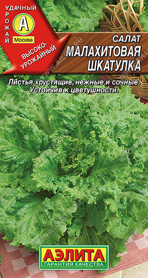 Малахитовая шкатулка листовой