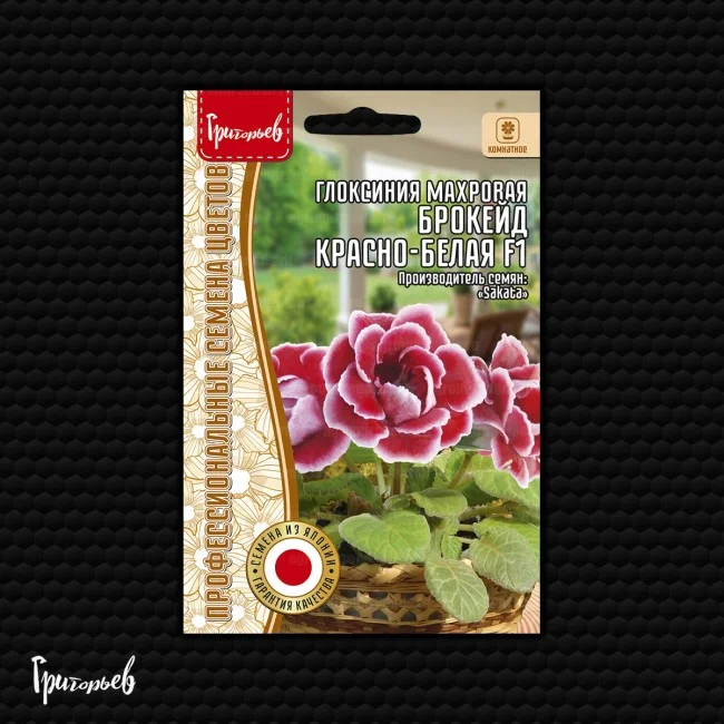 Брокейд Красно-Белая