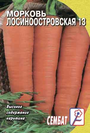Морковь Лосиноостровская 13